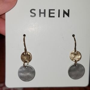 Double Round Drop Earrings